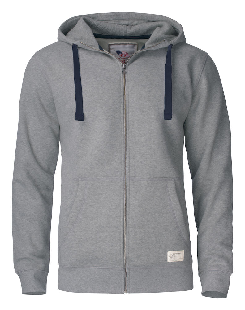 Twisp Hood FZ Men Grey Melange S