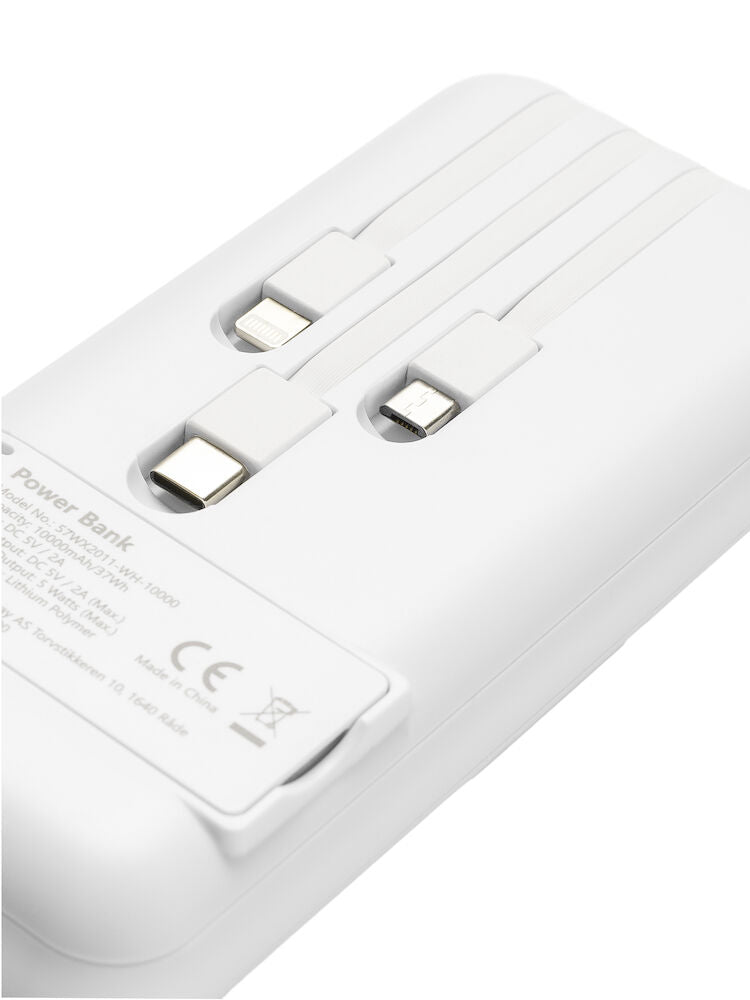 Trådløs powerbank med telefonholder