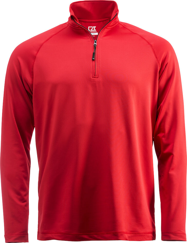 Coos Bay Half Zip Men Red S