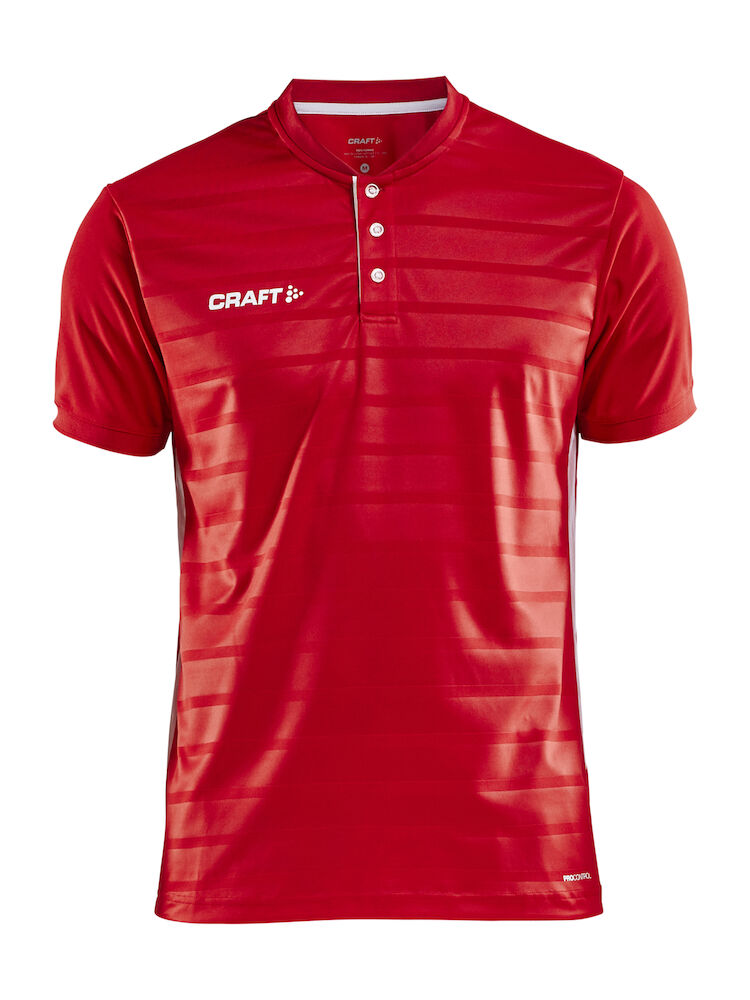 PRO CONTROL BUTTON JERSEY M COB/WH Bright Red/W XS