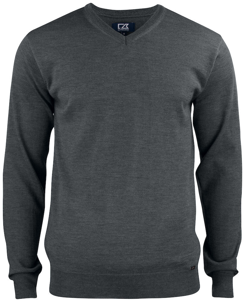 Everett V-Neck Antracite Me S