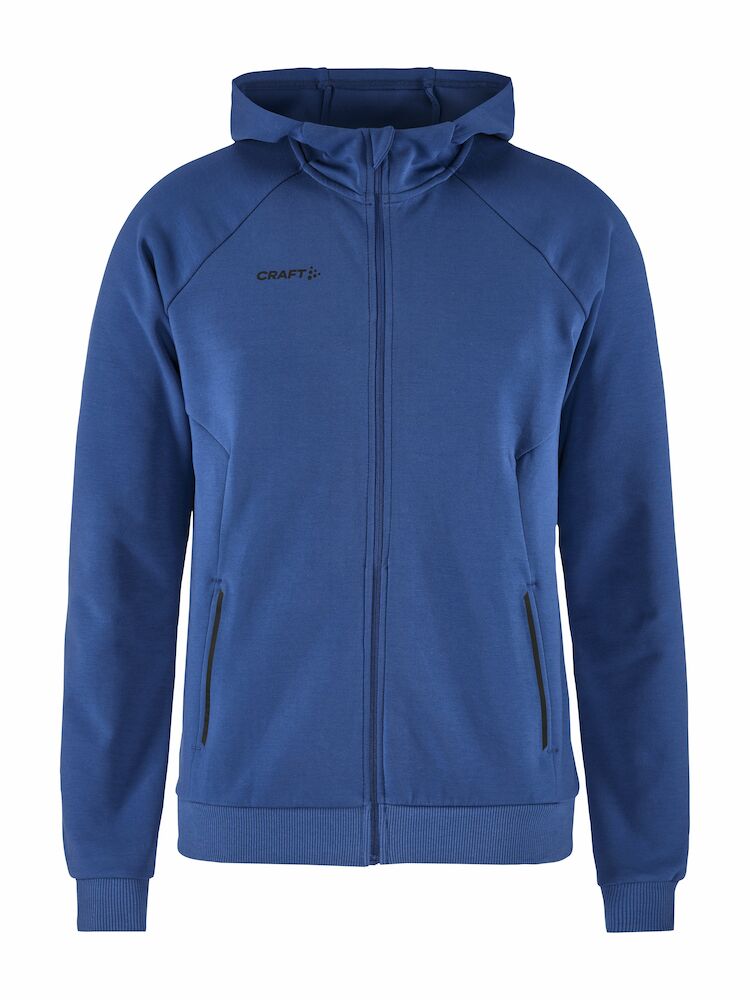 Core Soul Full Zip Hood M Club Cobolt XS
