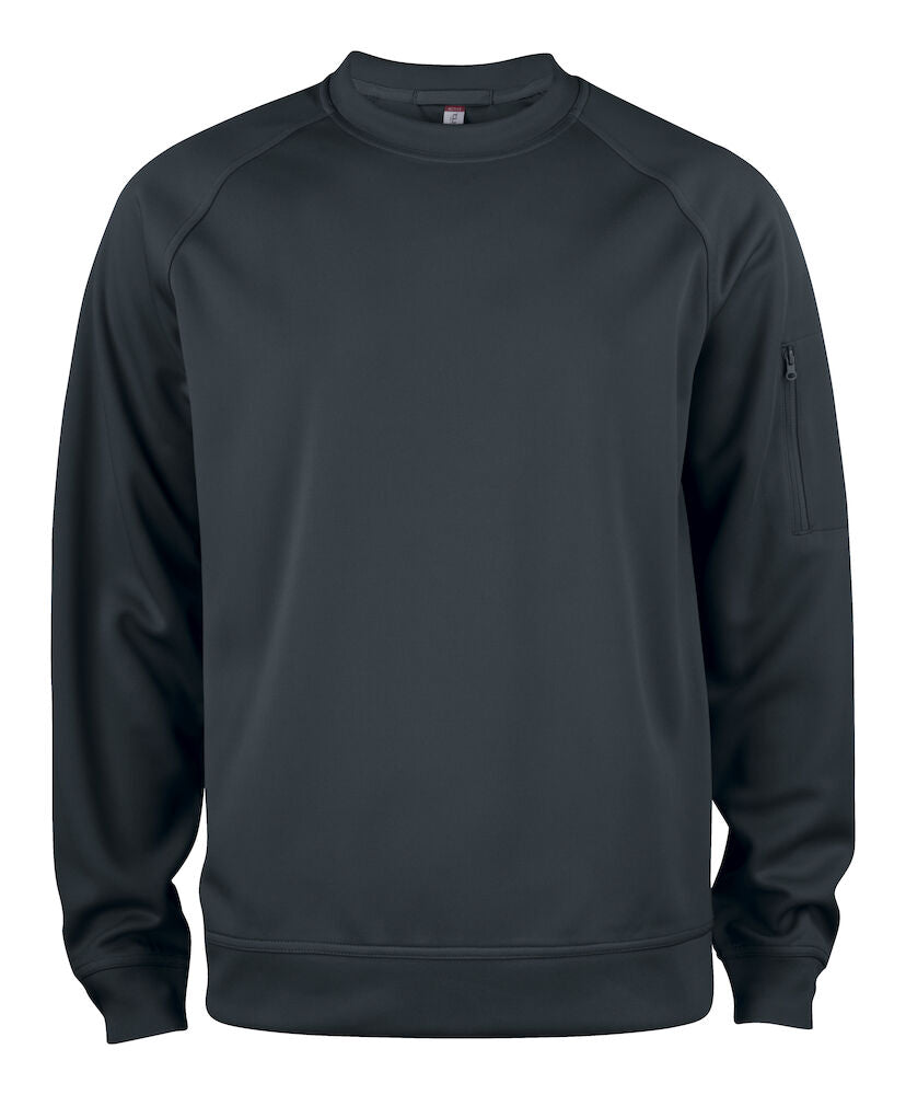 Basic Active Roundneck Black XS