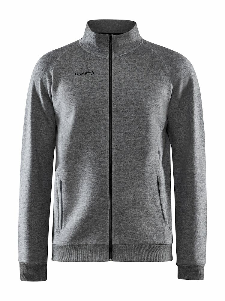 Core Soul Full Zip Jkt M Dk Grey Melange XS