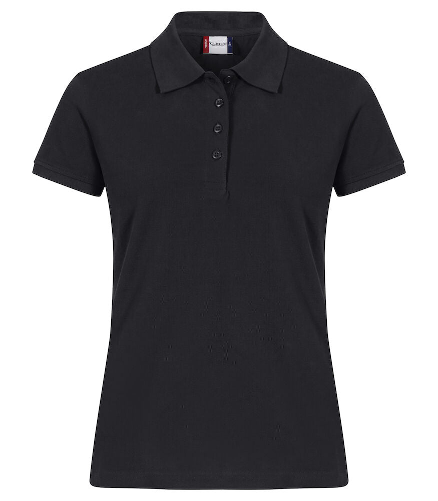 Heavy Premium Polo Ladies Black S