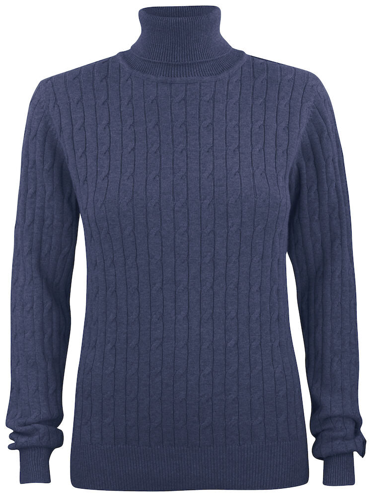 Blakely Rollerneck Ladies Navy Melange XS