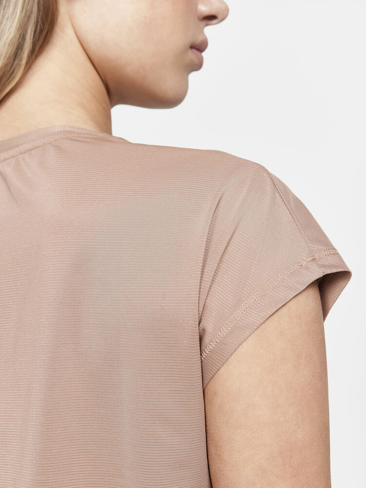 Core Essence SS Tee W Sepia