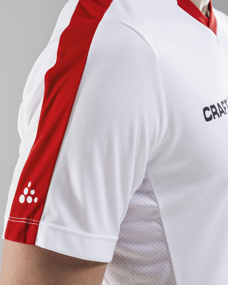 Progress Jersey Contrast M White/Bright Red