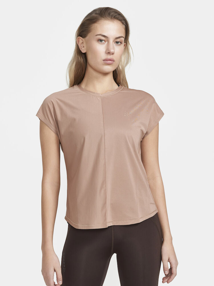Core Essence SS Tee W Sepia