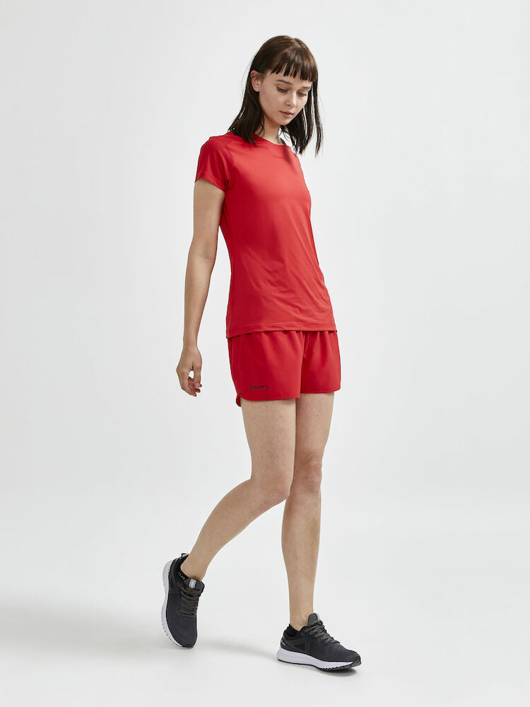 ADV Essence SS Slim Tee W Bright Red
