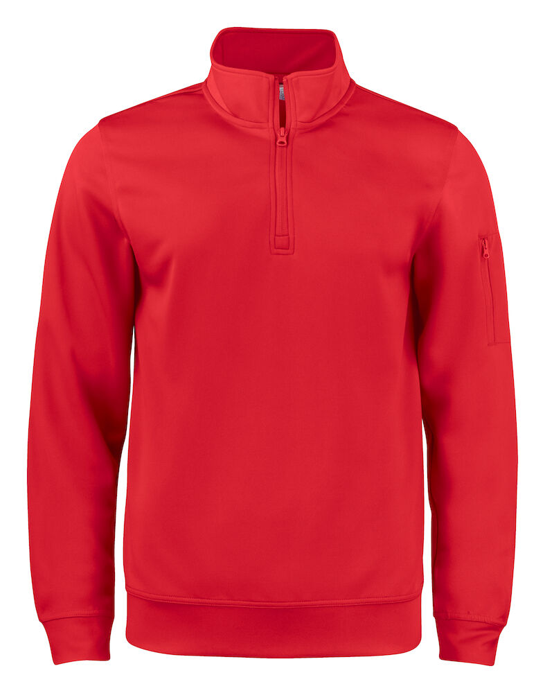 Basic Active Half Zip Red XS