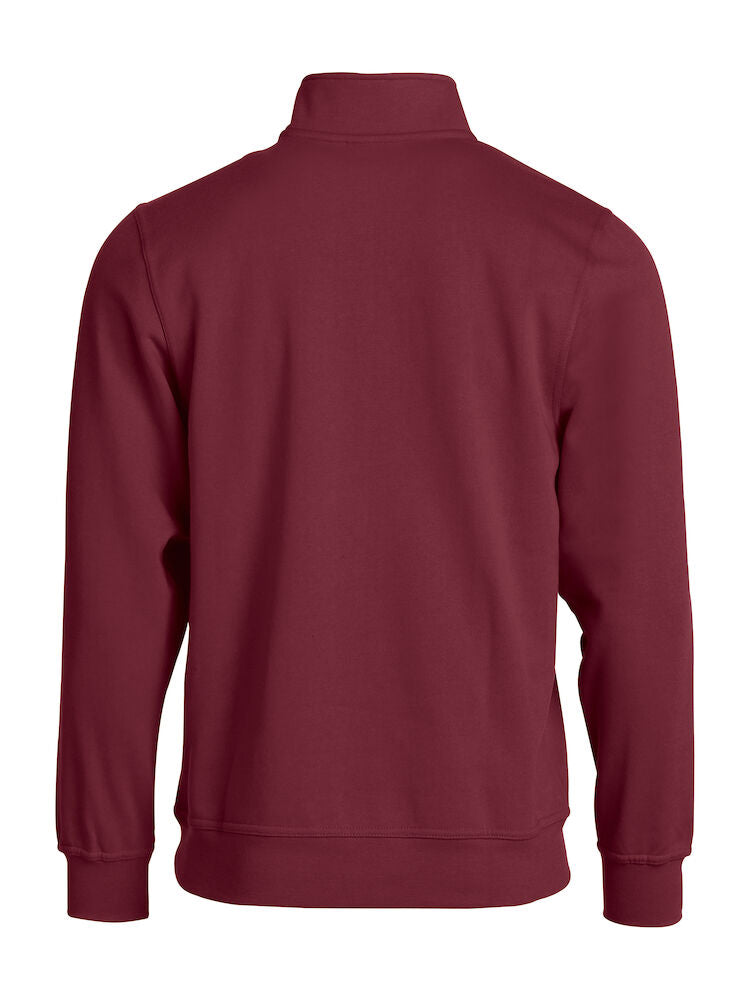 Basic Half Zip Burgundy