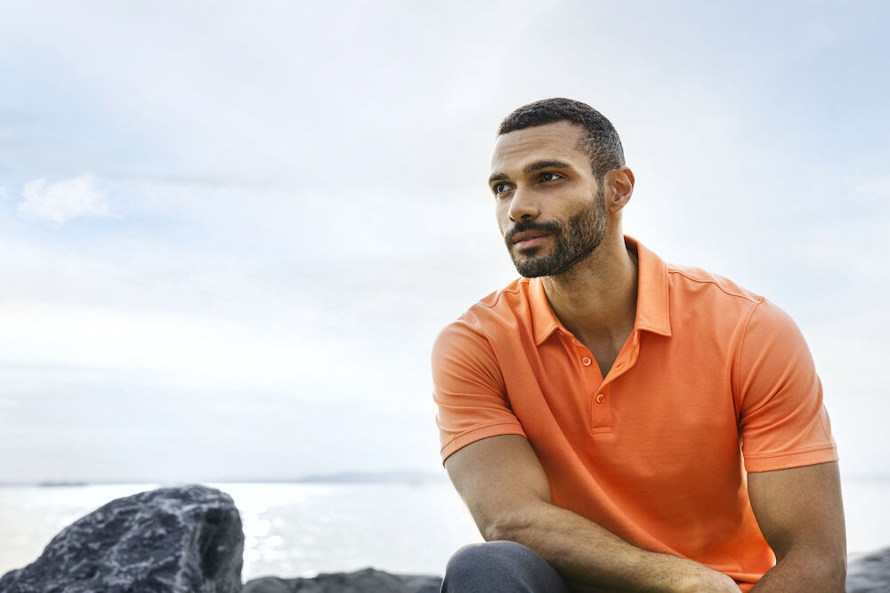 Oceanside Stretch Polo Men