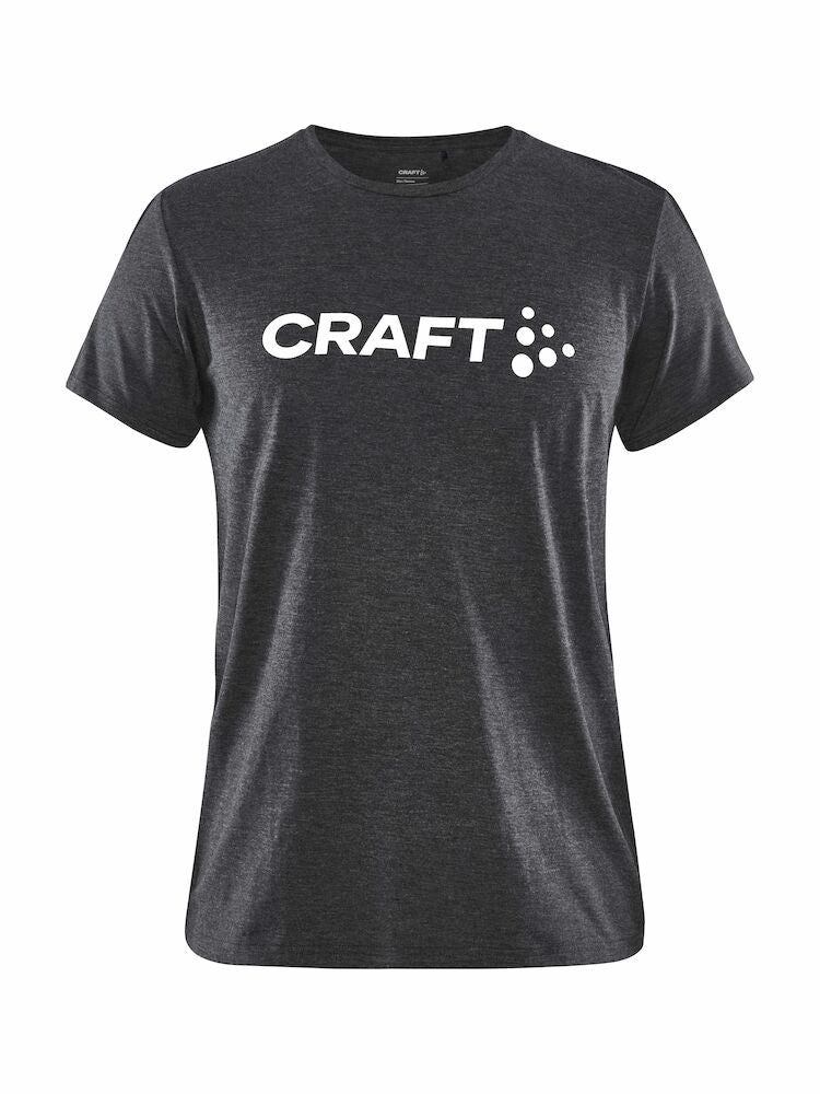 Community Logo SS Tee W Black Melang XS