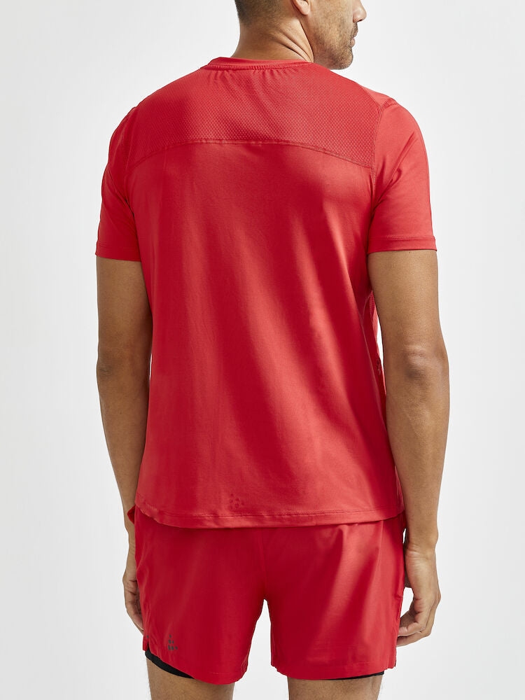 ADV Essence SS Tee M Bright Red