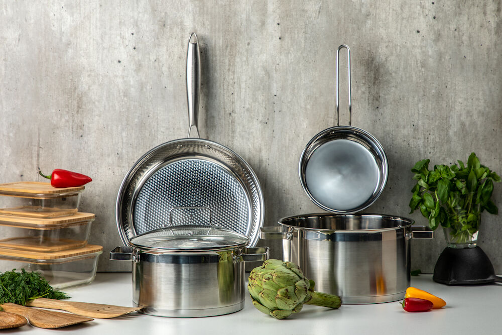 Rillet stekepanne Orrefors Jernverk