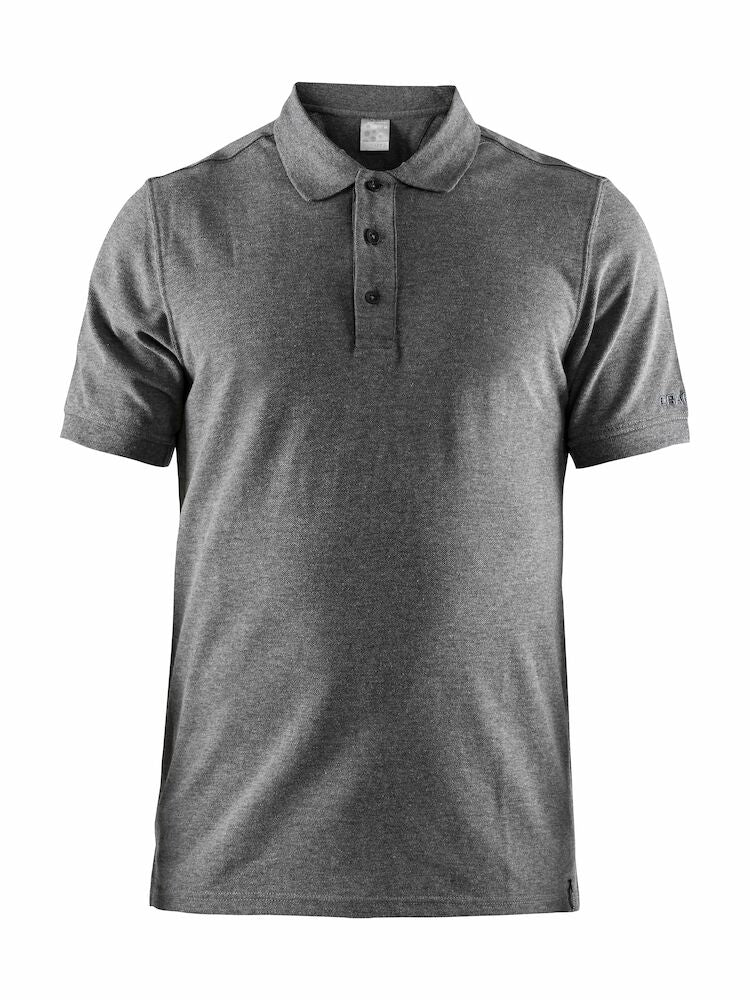 Casual Polo Pique M Dark Grey Me S