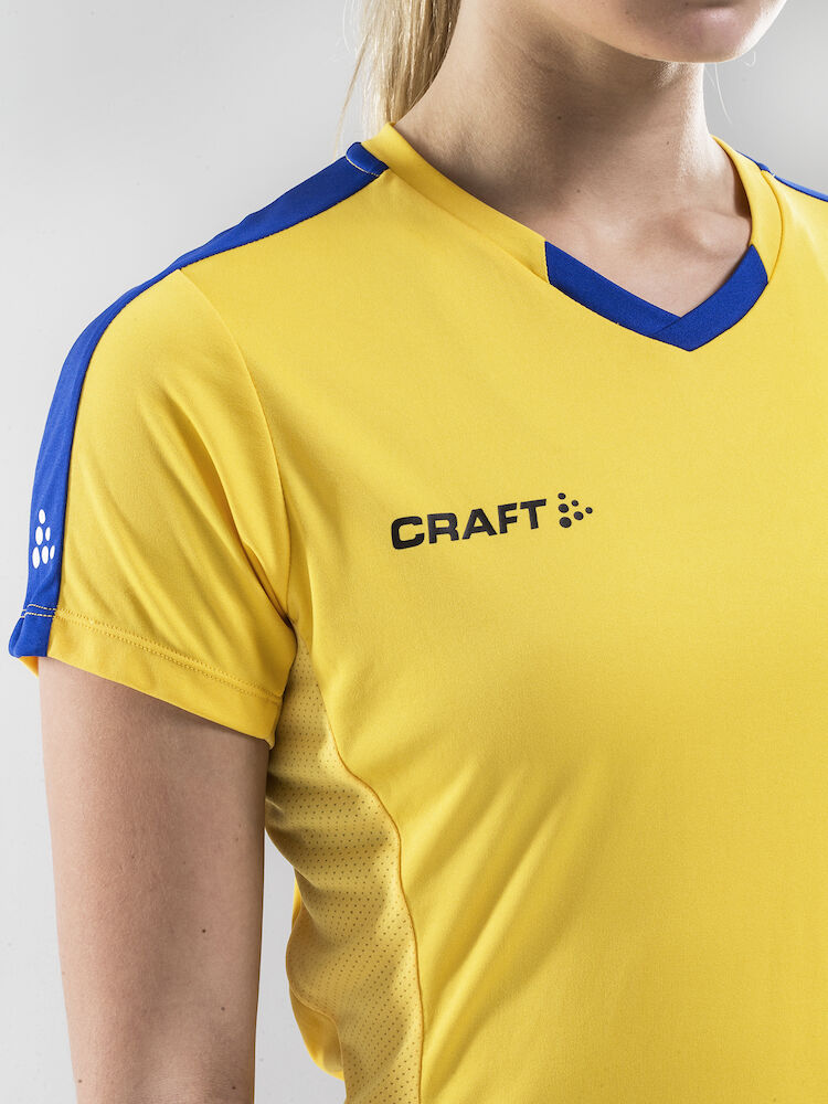 Progress Jersey Contrast W Sweden Yellow/Club Cobolt