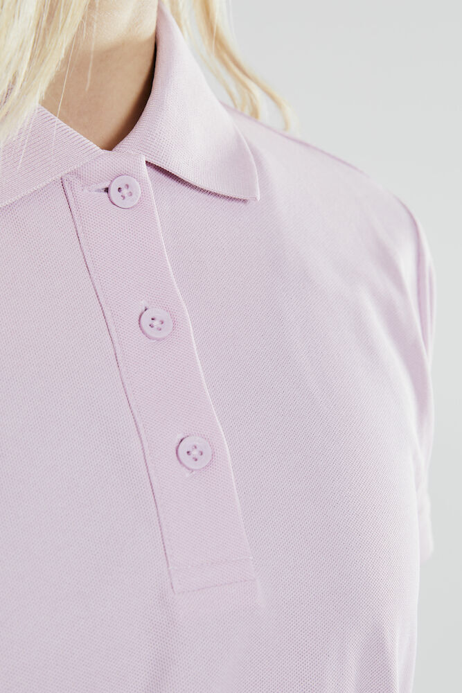 Polo Shirt Pique Classic W Misty Melange