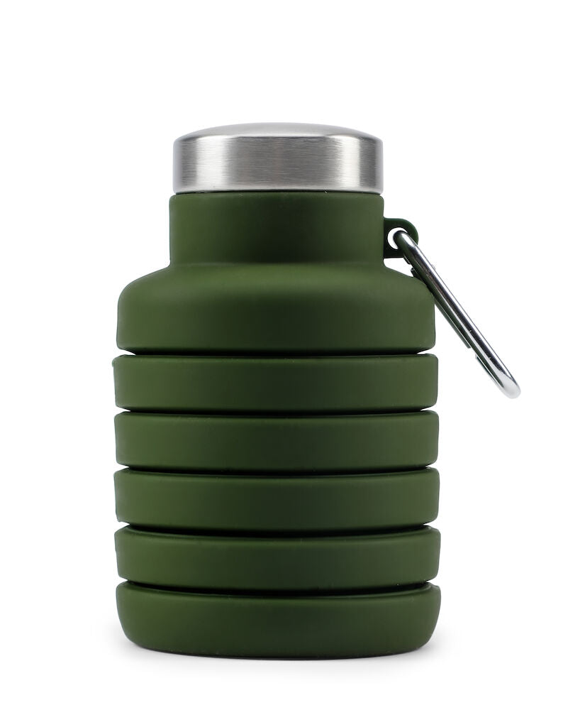 OH Silikonflaska Dark Green One size