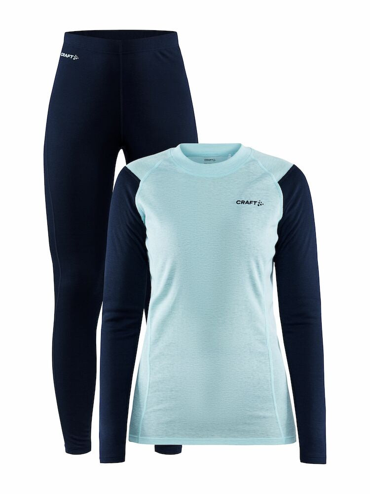 Core Warm Baselayer Set W Blaze-area XS