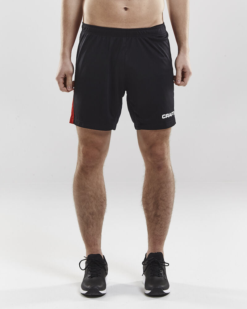 Progress Short Contrast M Black/Bright Red
