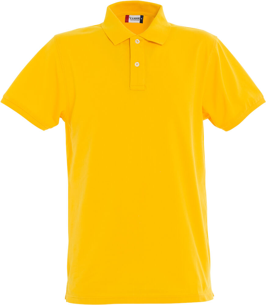 Stretch Premium Polo Lemon XS