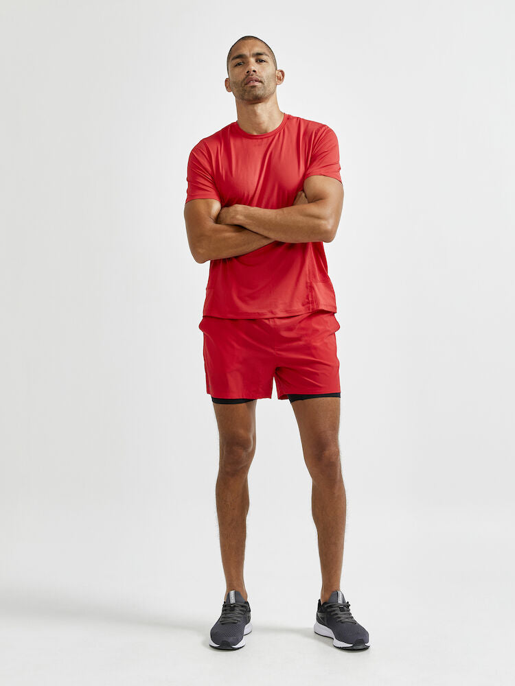 ADV Essence SS Tee M Bright Red