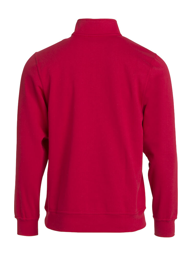 Basic Half Zip Red