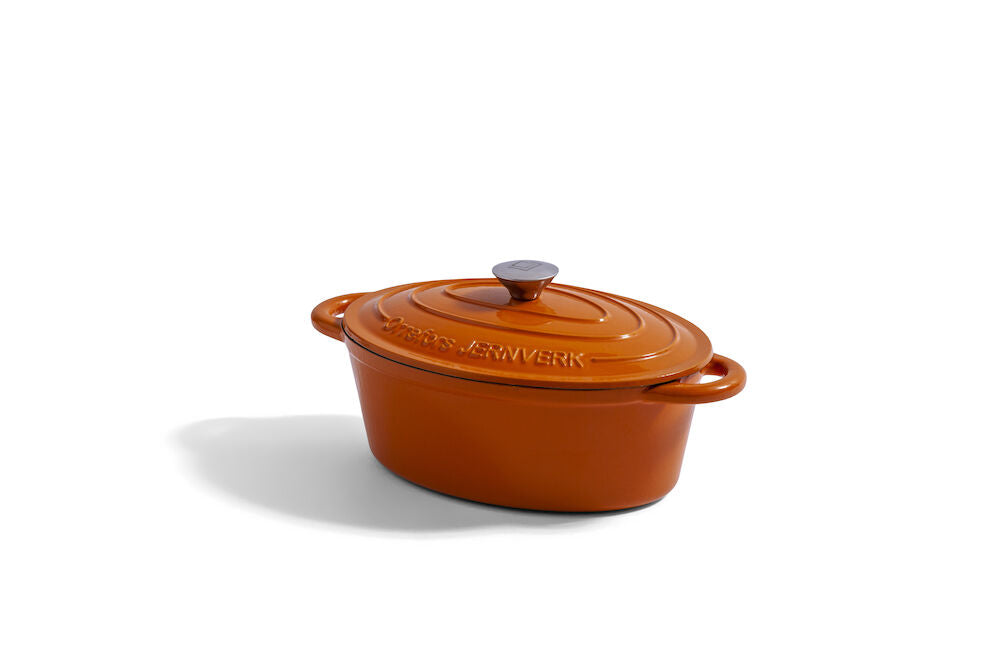 OJ Cast Iron Pot 3,5 litre Orange 0