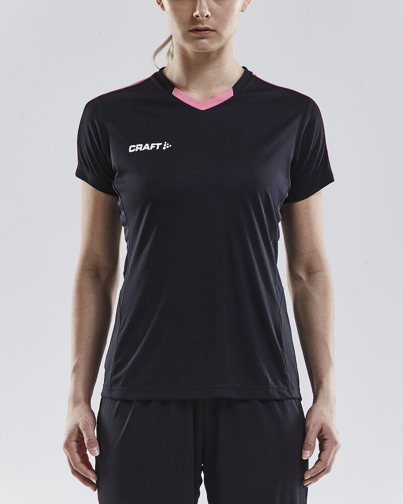 Progress Jersey Contrast W Black/Pop
