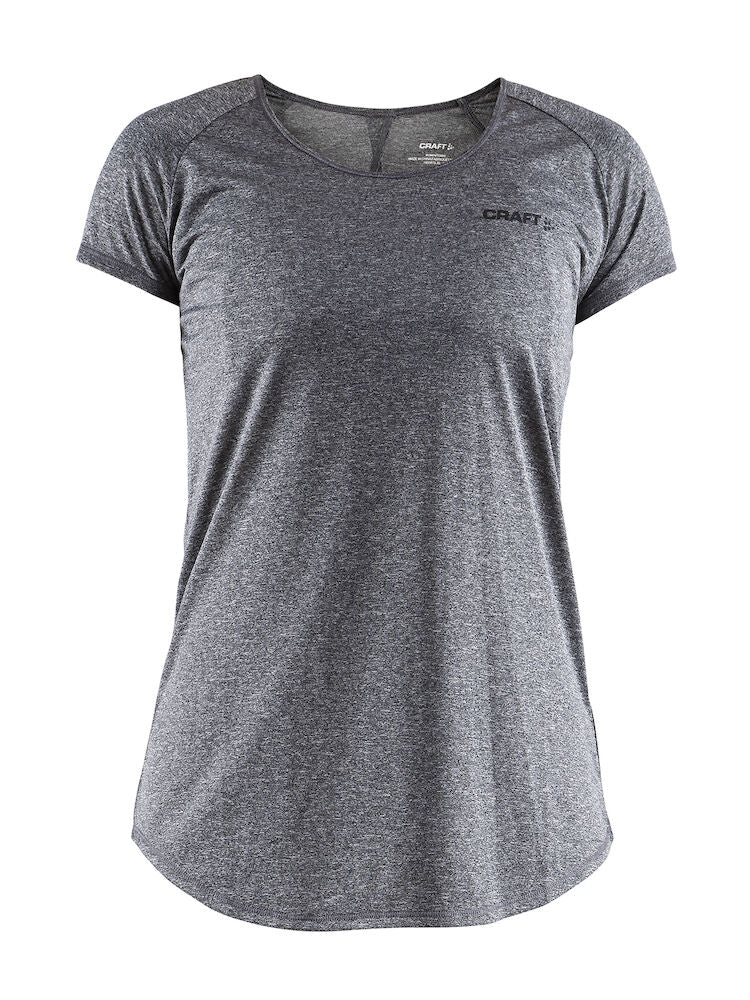 Eaze Ss Melange Tee W Black Melange XS