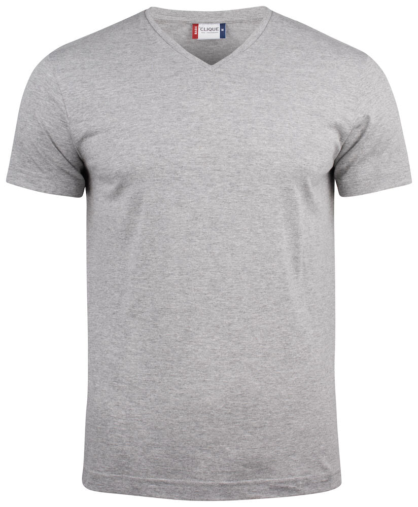 Basic-T V-neck Grey Melange XS
