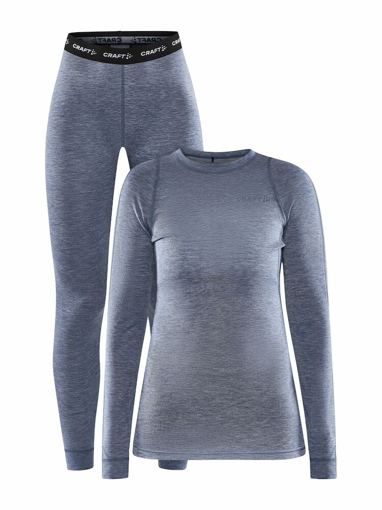 Core Wool Merino Set W Flow Melange XS