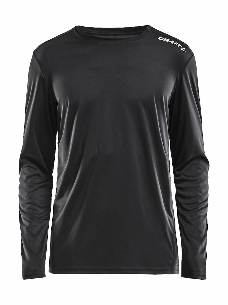Rush LS Tee M Black XS