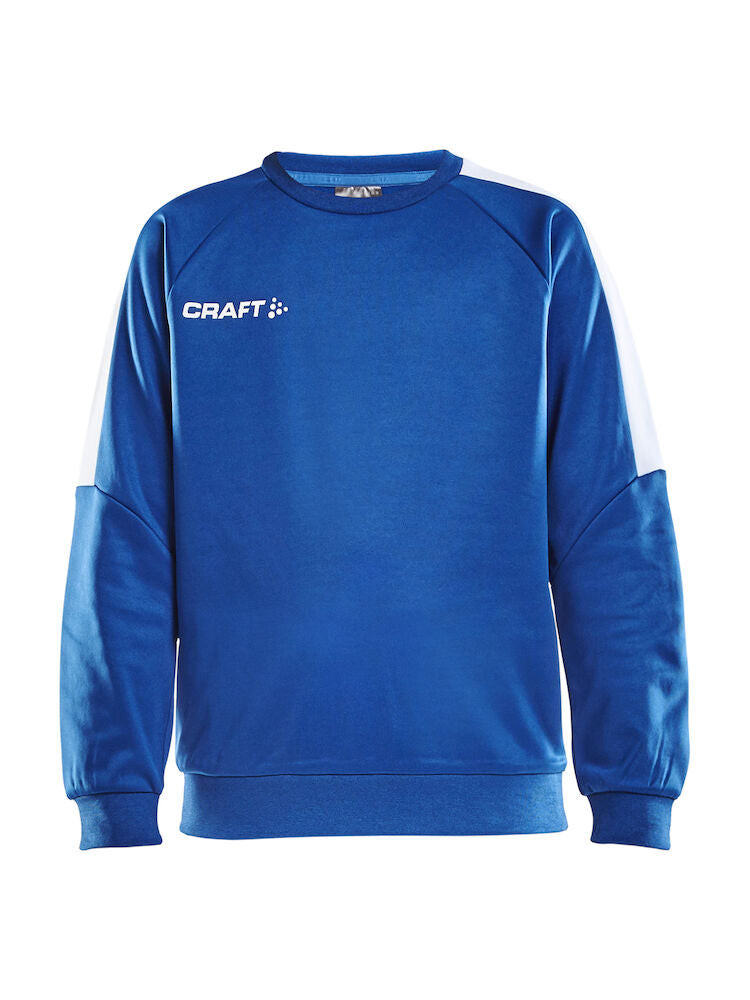 Progress R-Neck Sweater Jr Royal/White 122/128