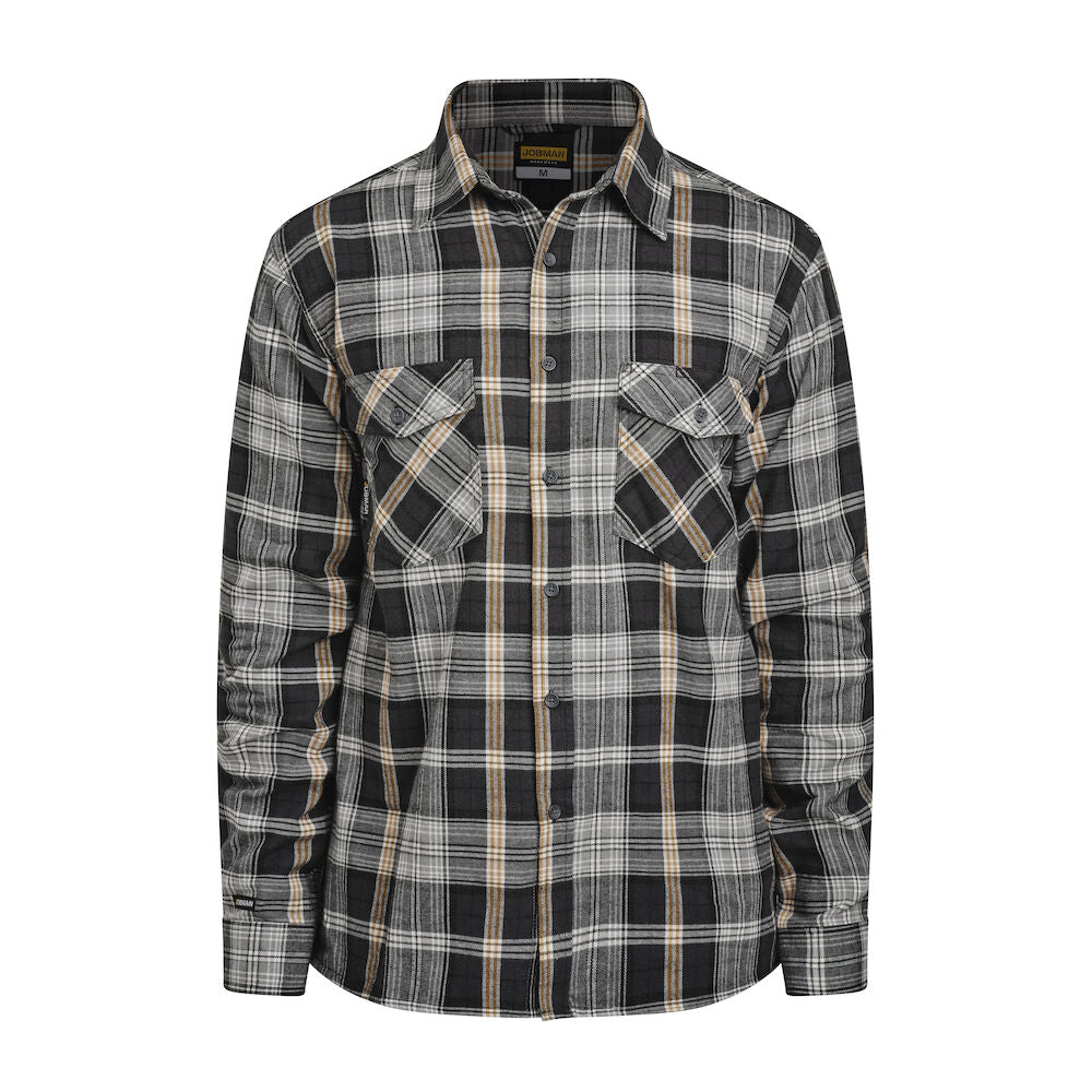 Worker Shirt Dark Grey/Orange S