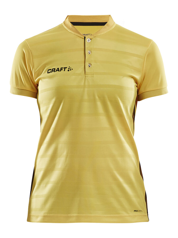 Pro Control Button Jersey W Yellow/Black XS