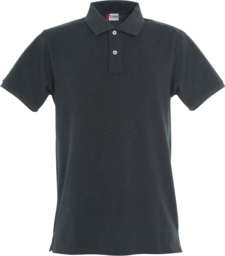 Stretch Premium Polo Anth Melange XS