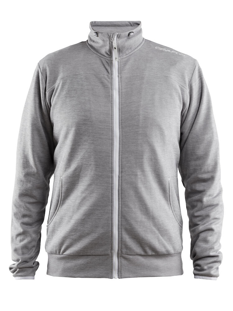 Leisure Jkt M Grey Melange XS