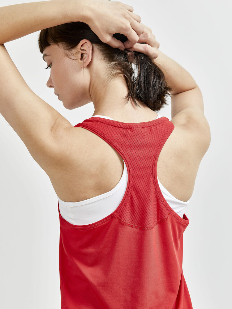 ADV Essence Singlet W Bright Red