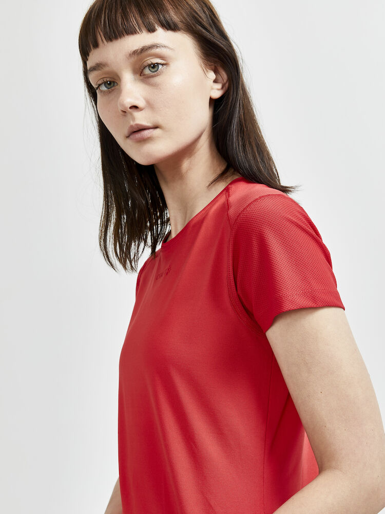 ADV Essence SS Slim Tee W Bright Red
