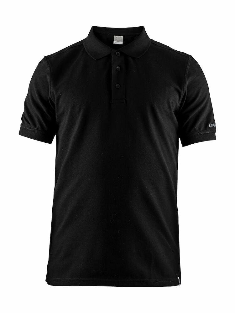Casual Polo Pique M Black L