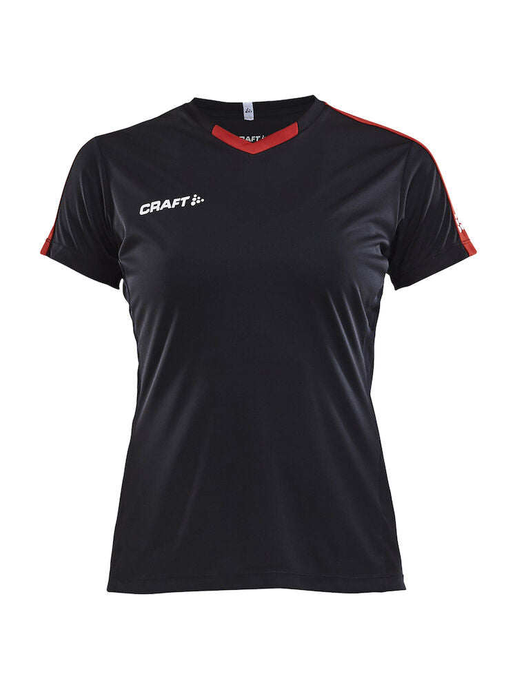 Progress Jersey Contrast W Black/Bright Red