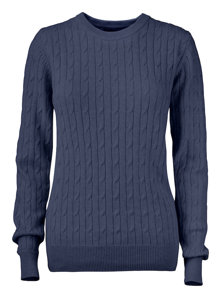 Blakely Knitted Sweater Ladies Navy Melange XS