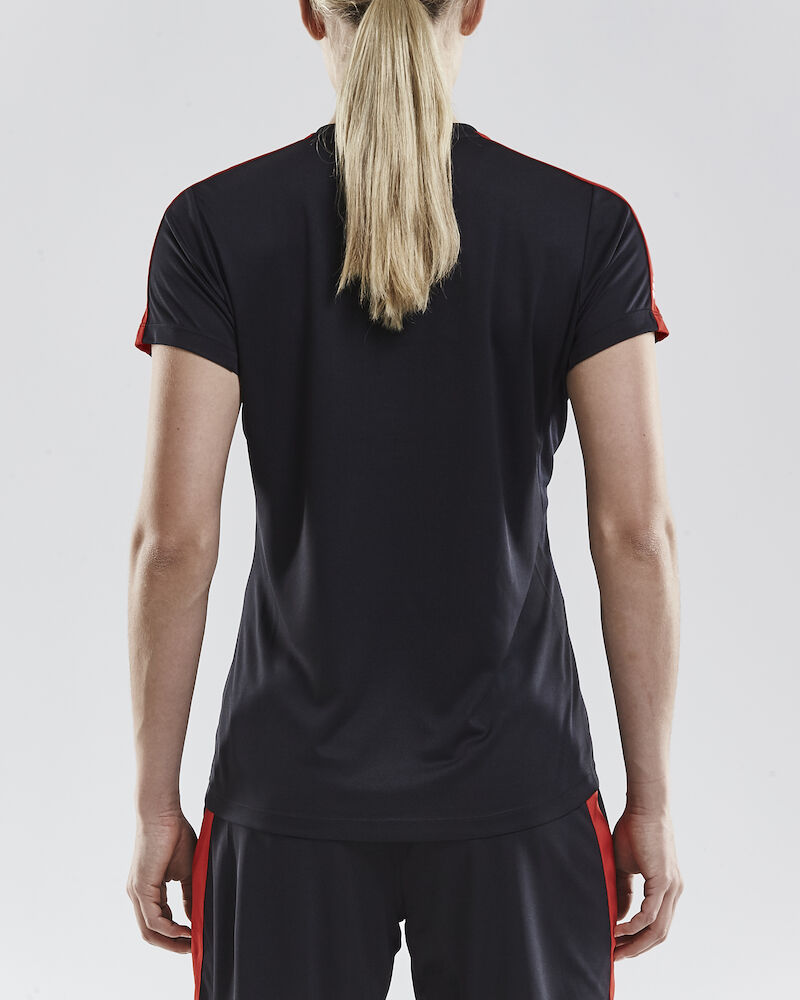 Progress Jersey Contrast W Black/Bright Red