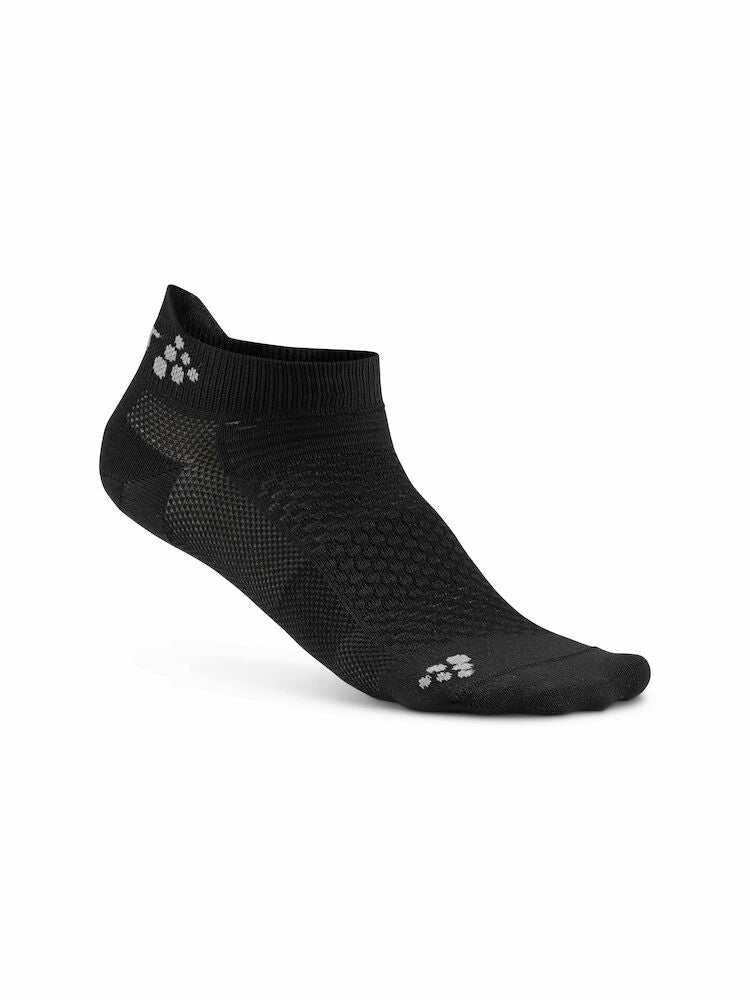 Cool Shaftless 2-Pack Sock Black 34/36