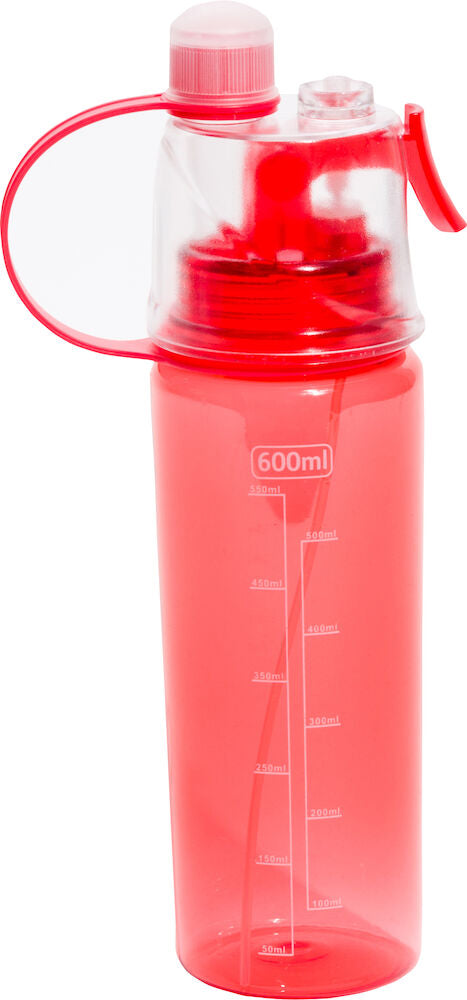 Vannflaske med spray