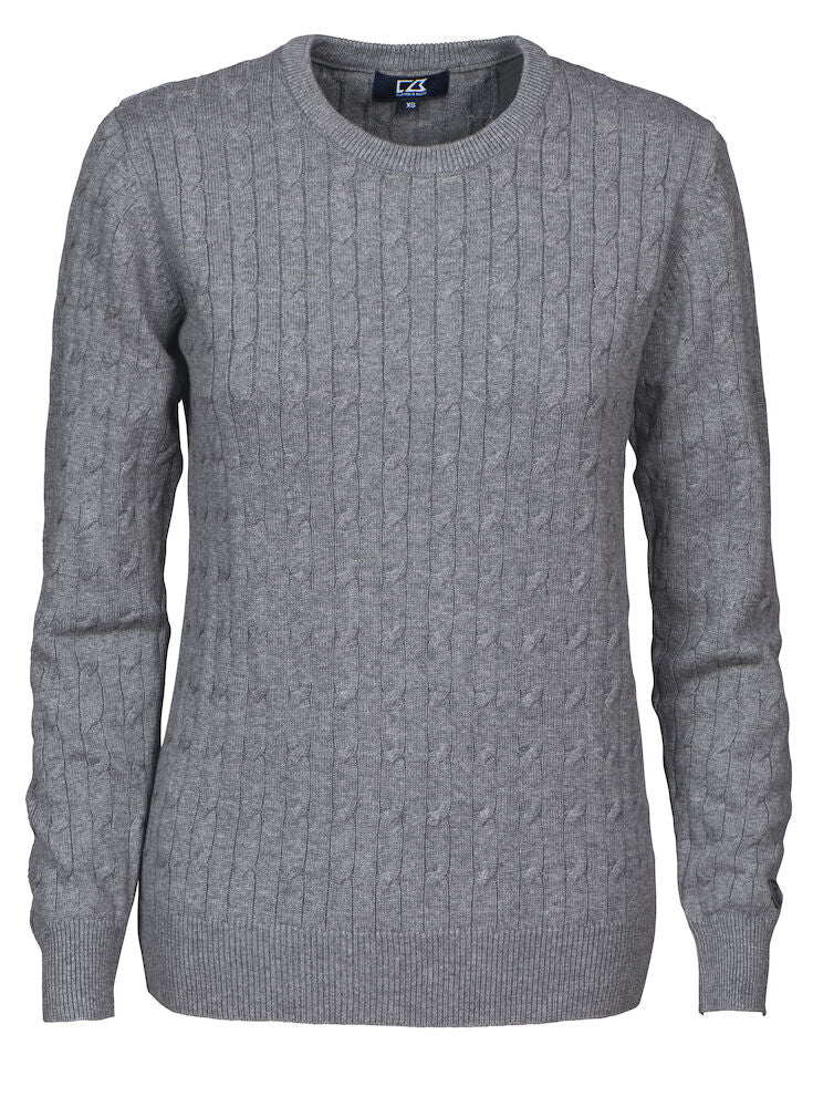 Blakely Knitted Sweater Ladies Grey Melange XS
