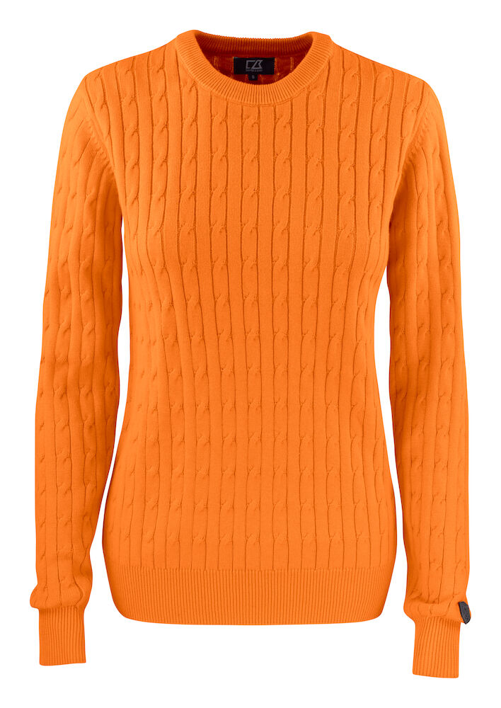Blakely Knitted Sweater Ladies Blood Orange XS